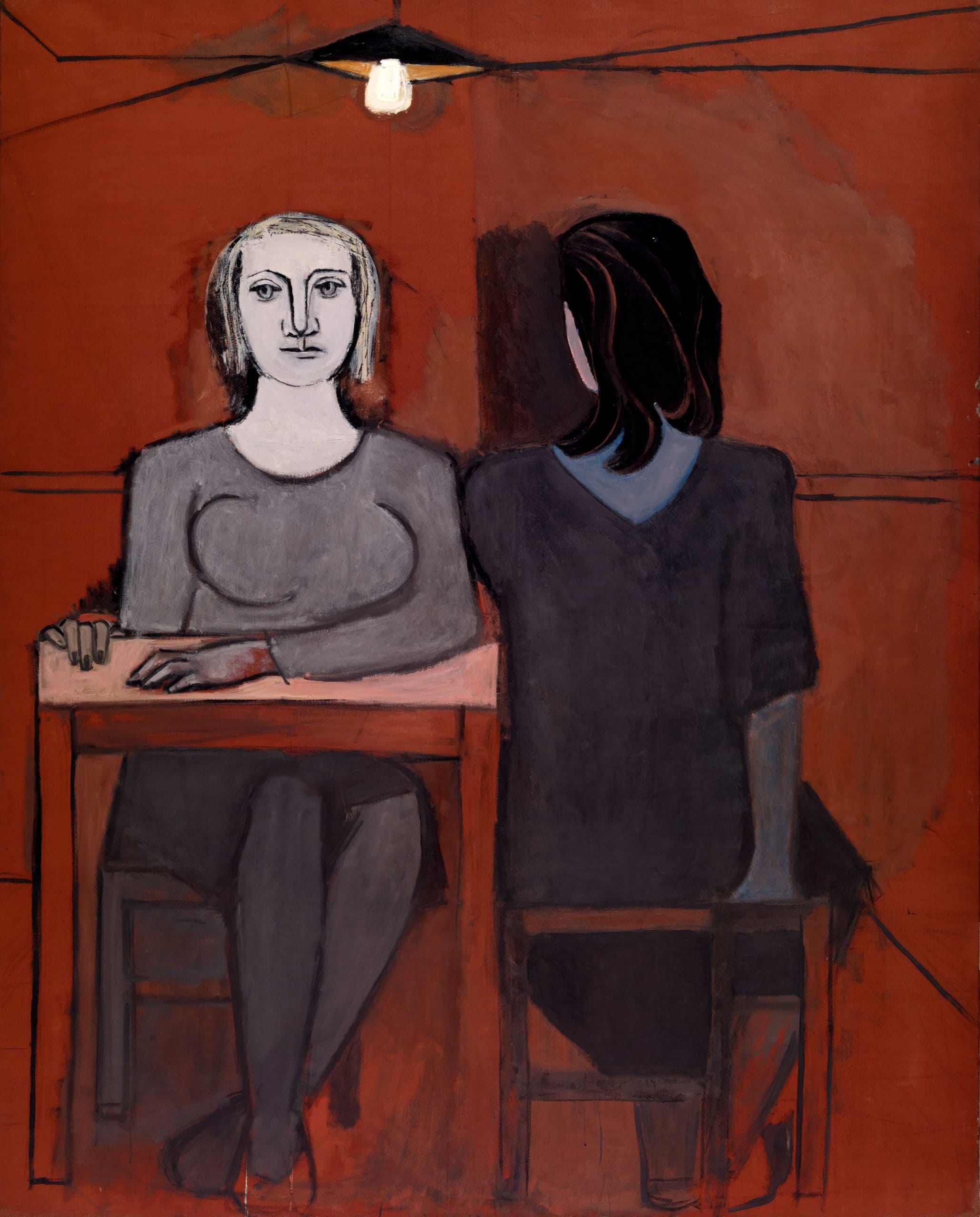 The Conversation 1937, Oil on canvas by Dora Maar