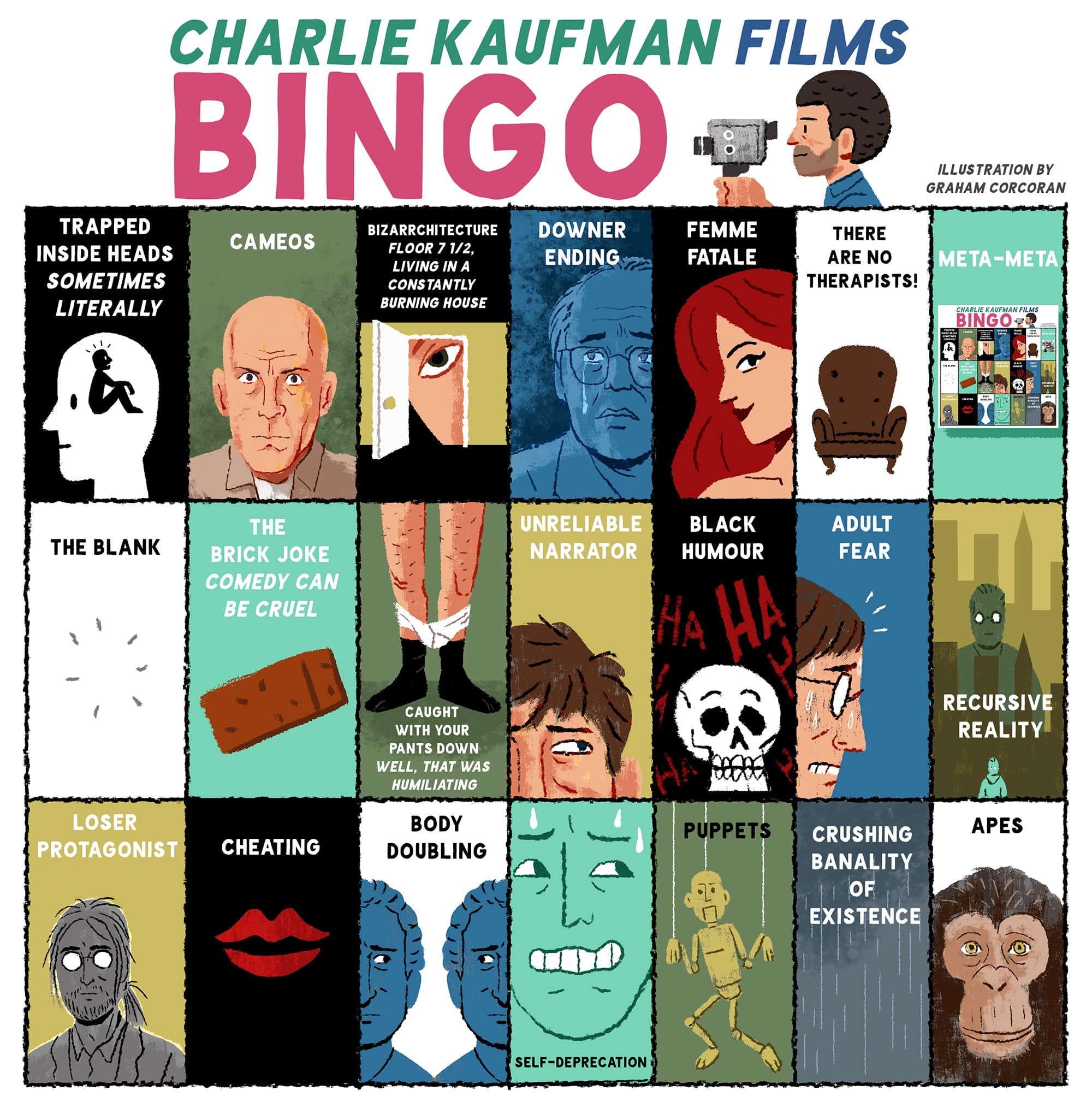 charlie kauffman bingo