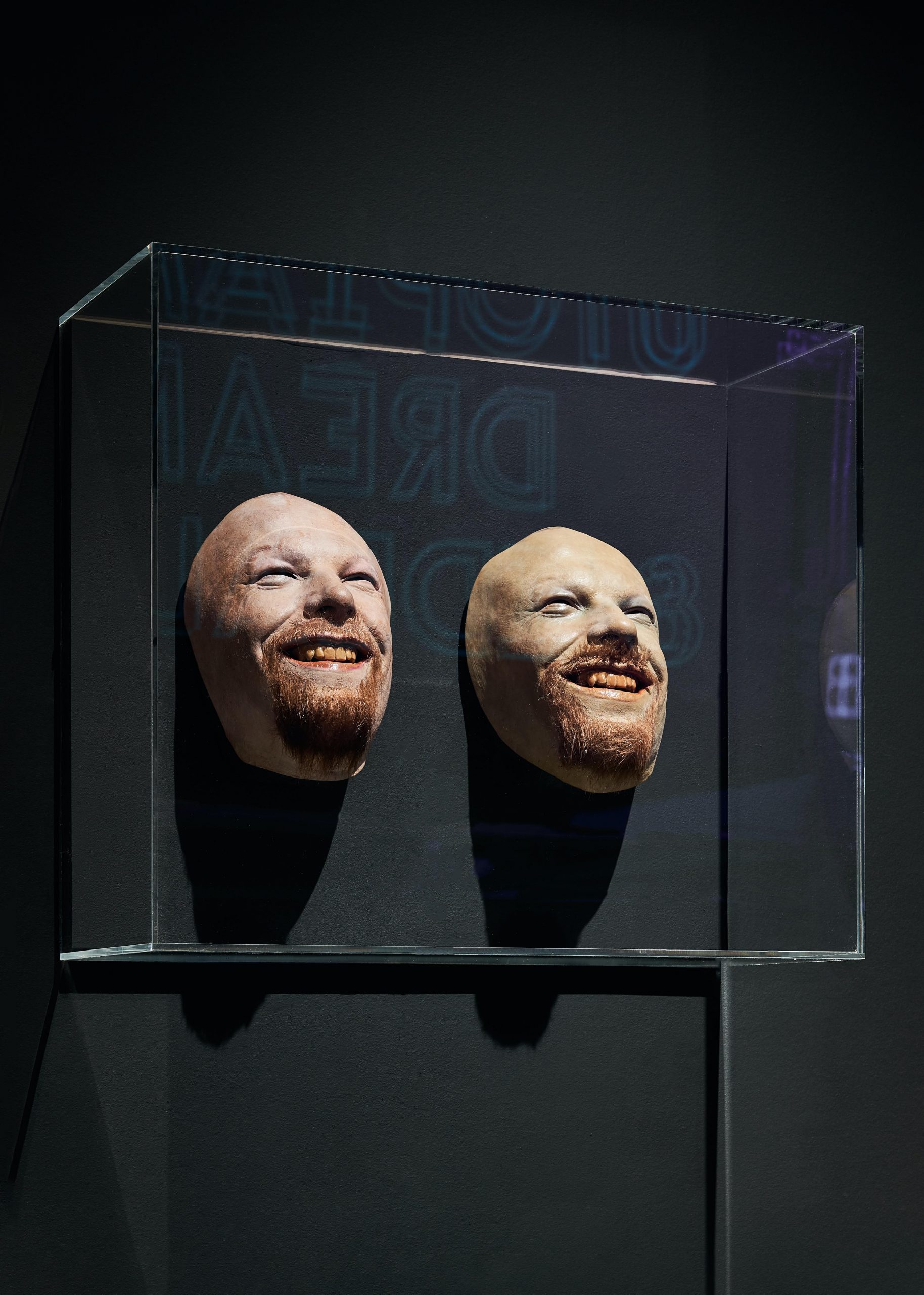 Masks for Aphex Twin video Windowlicker (1999)