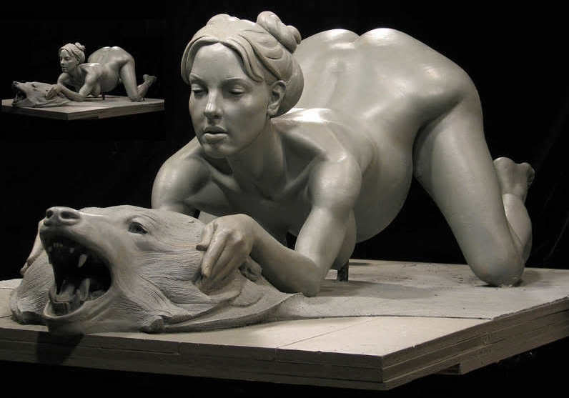 Britney Spears birthing statue