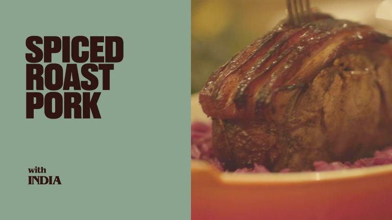 spiced roast pork