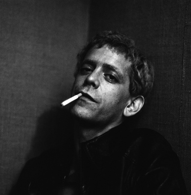 Lou Reed Blonde With Cigarette