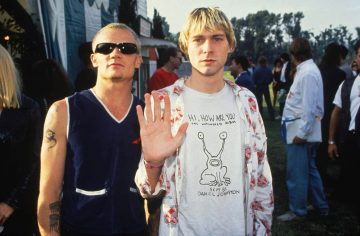 kurt cobain and flea
