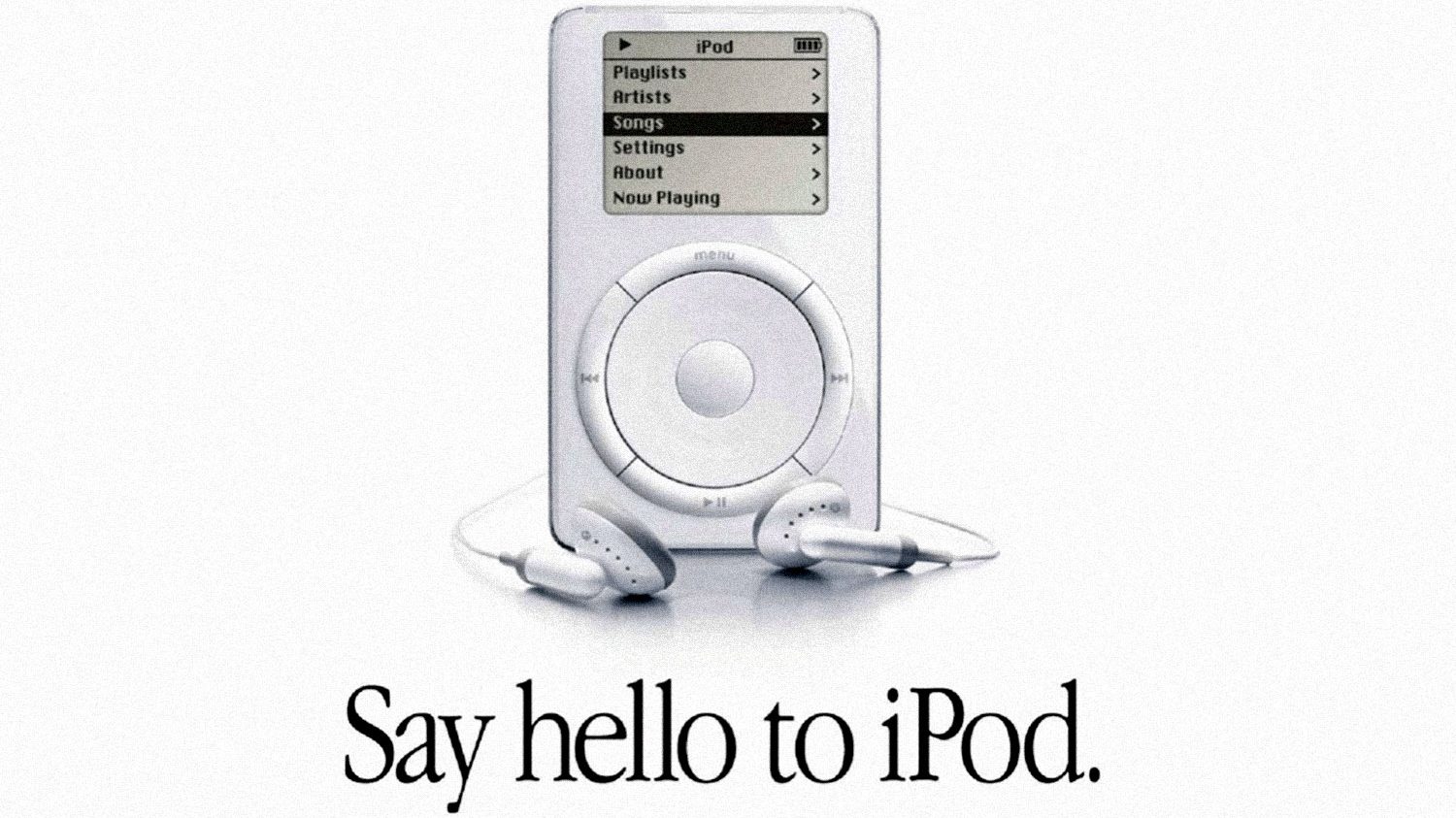 say hello to iPod ad