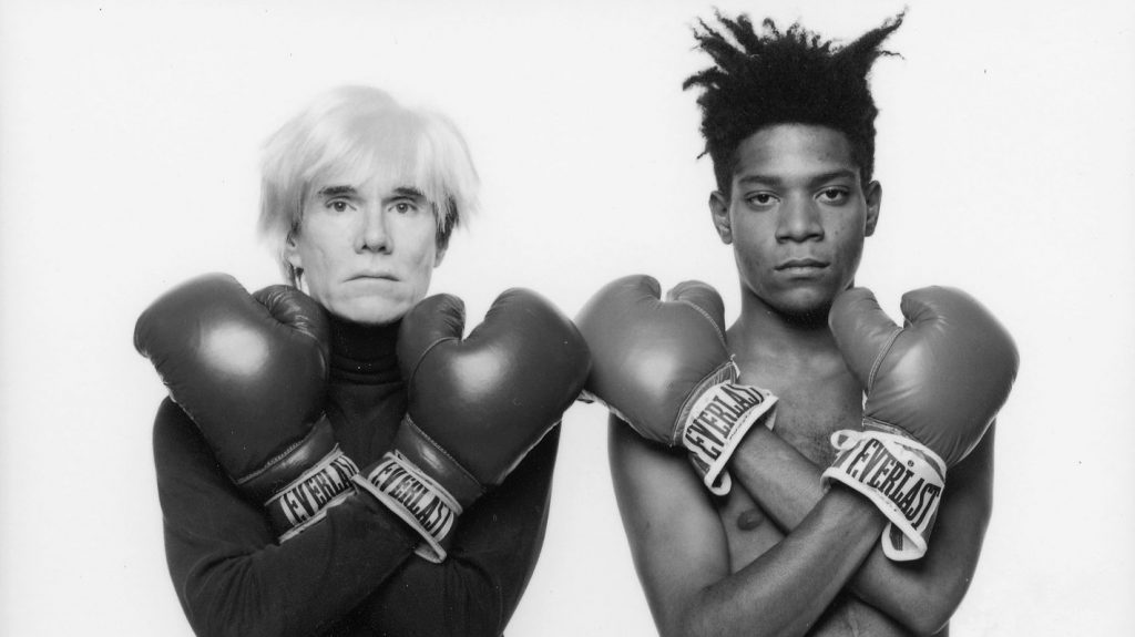 Andy Warhol Basquiat boxing gloves