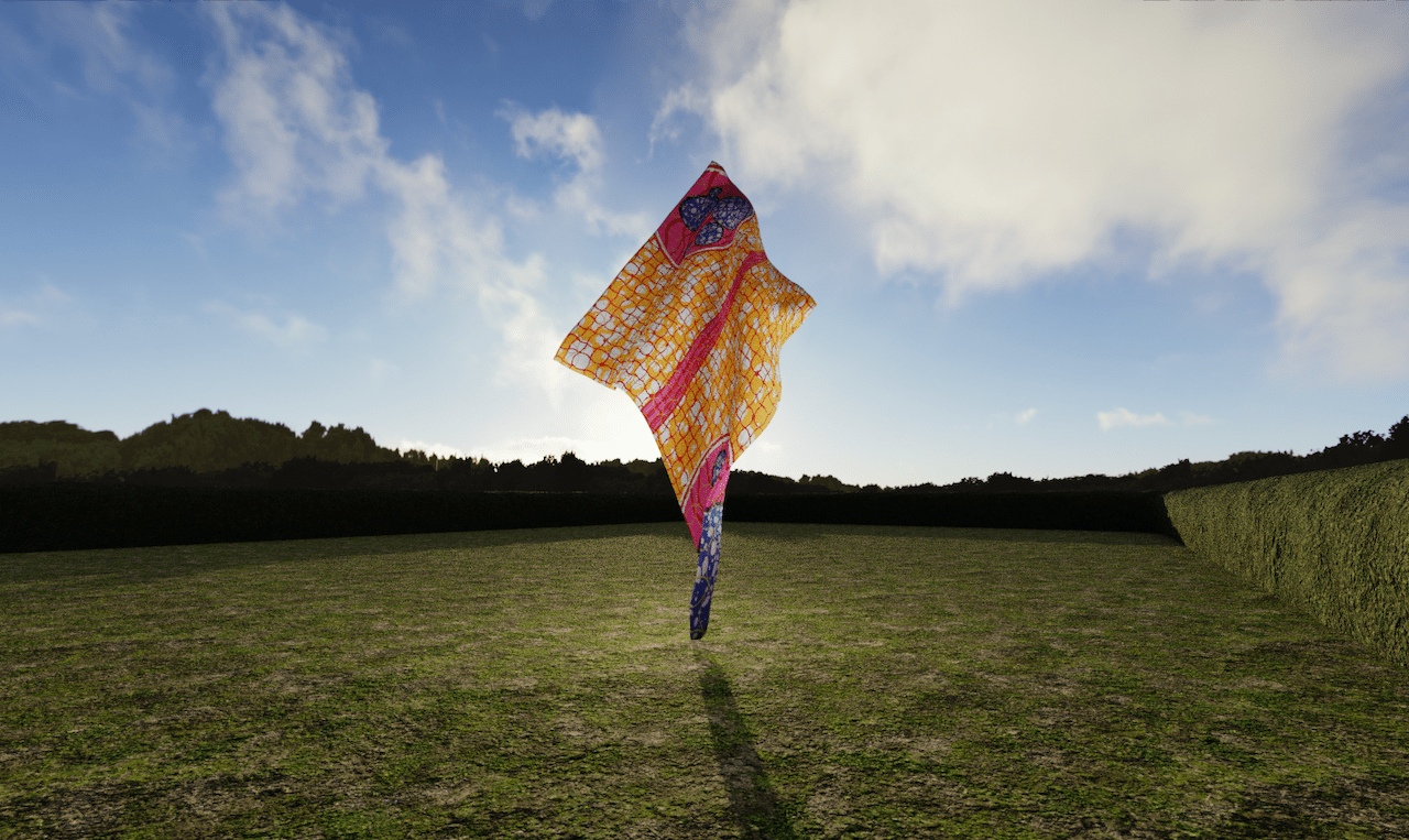 theVOV’s virtual presentation of Yinka Shonibare CBE RA’s Wind Sculpture VII, as part of Yorkshire Sculpture Park’s digital revival of ‘FABRIC-ATION’ (2016)