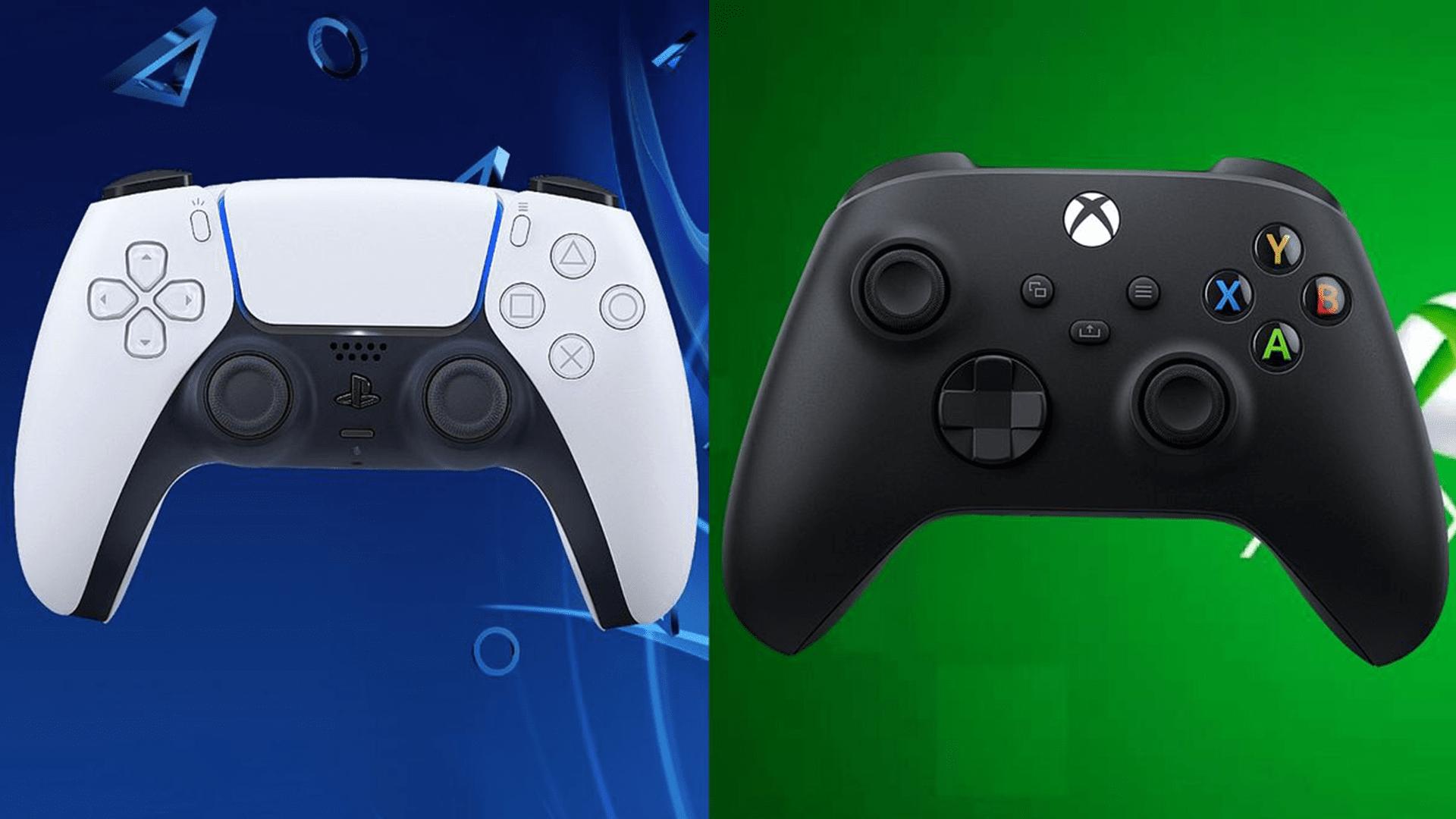 The PlayStation 5 and Xbox Series X/S gamepads