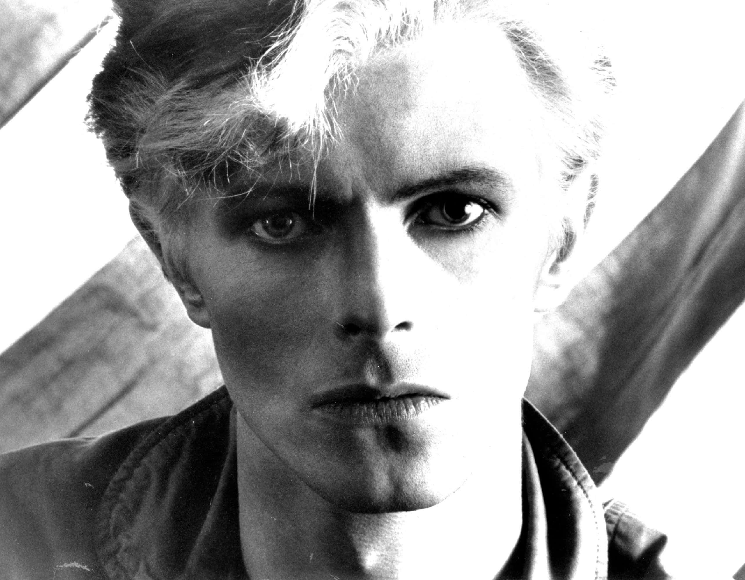 David Bowie staring
