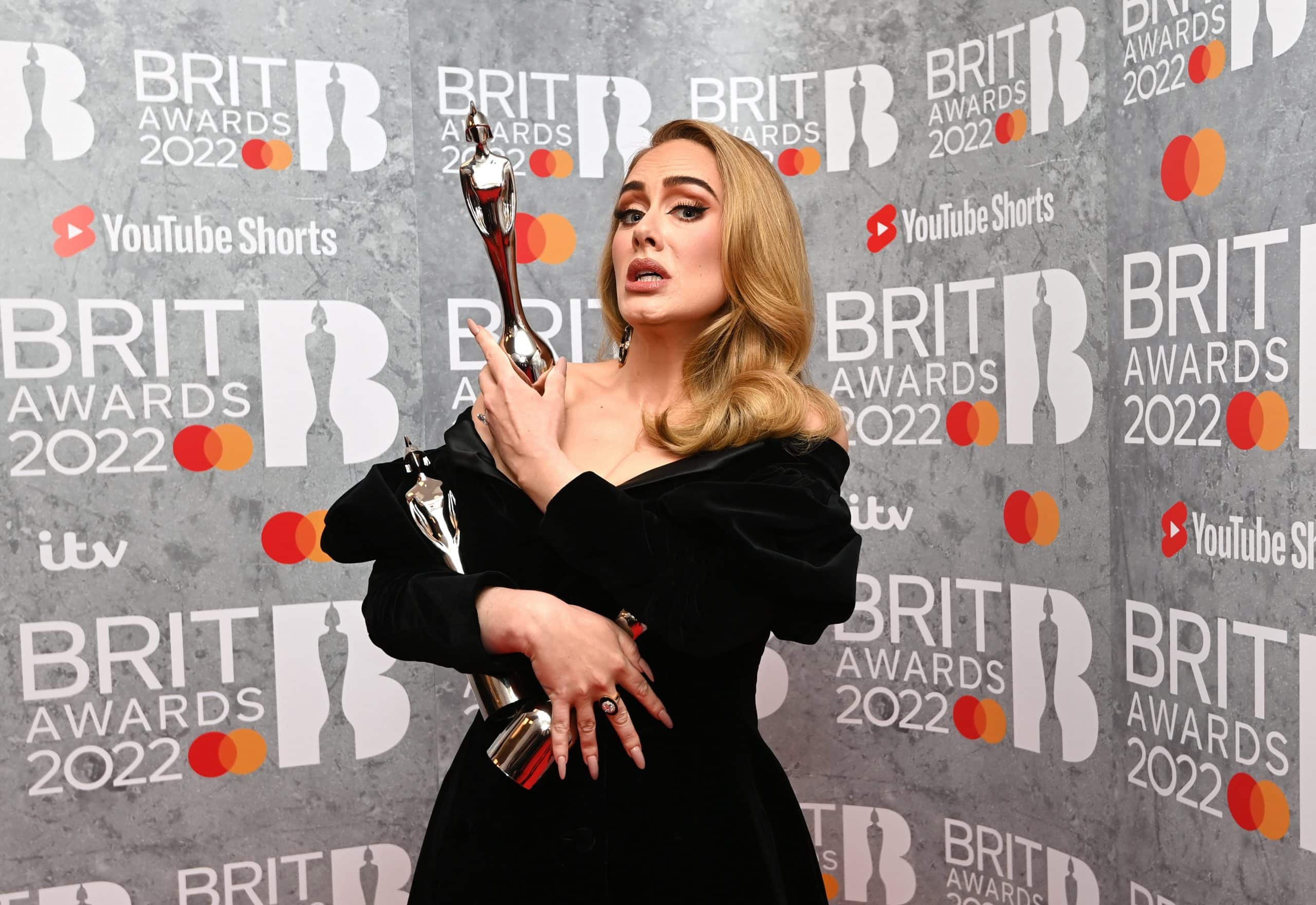 Adele at the BRITs