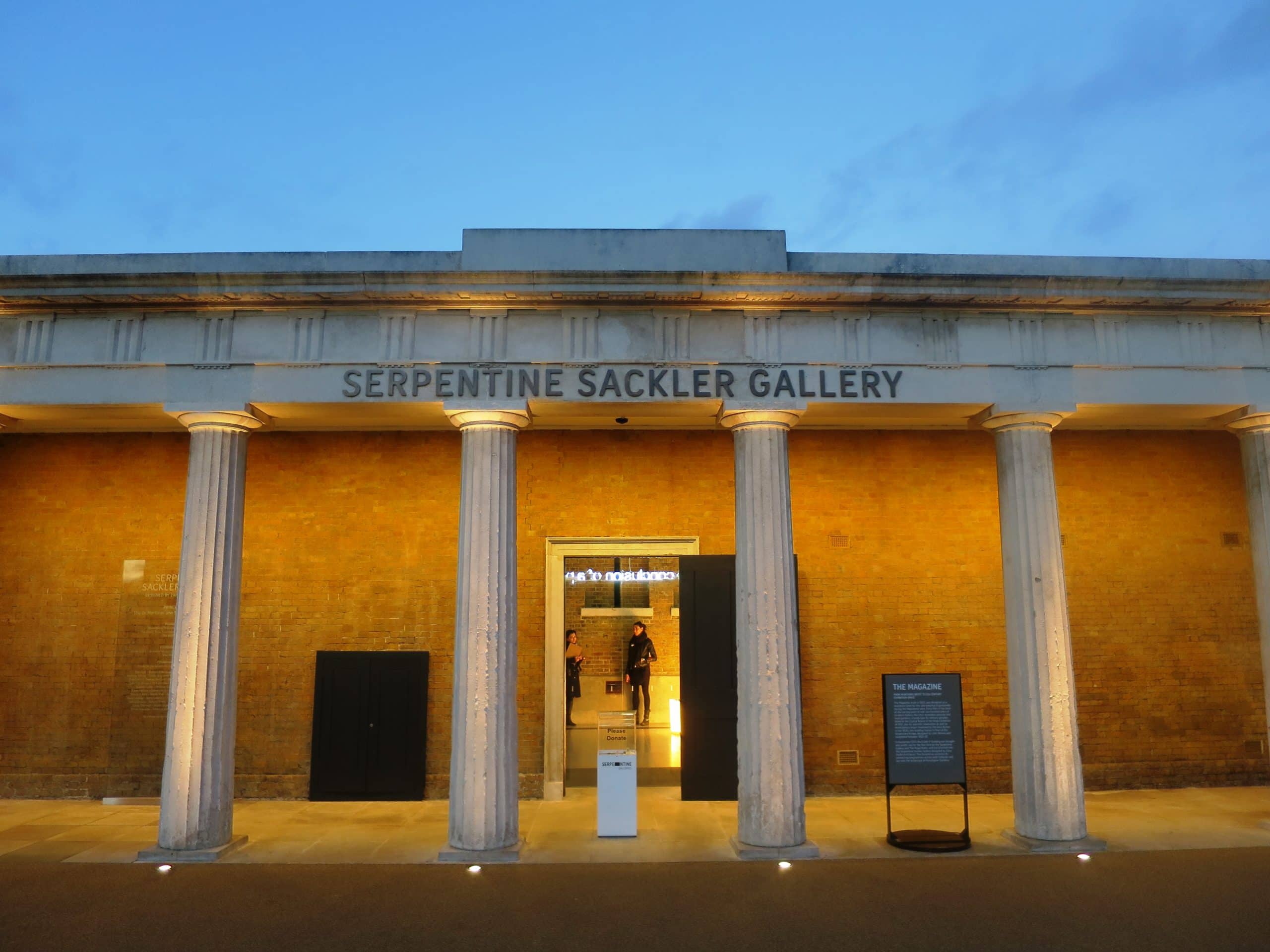 Sackler Gallery as their money talks in British arts