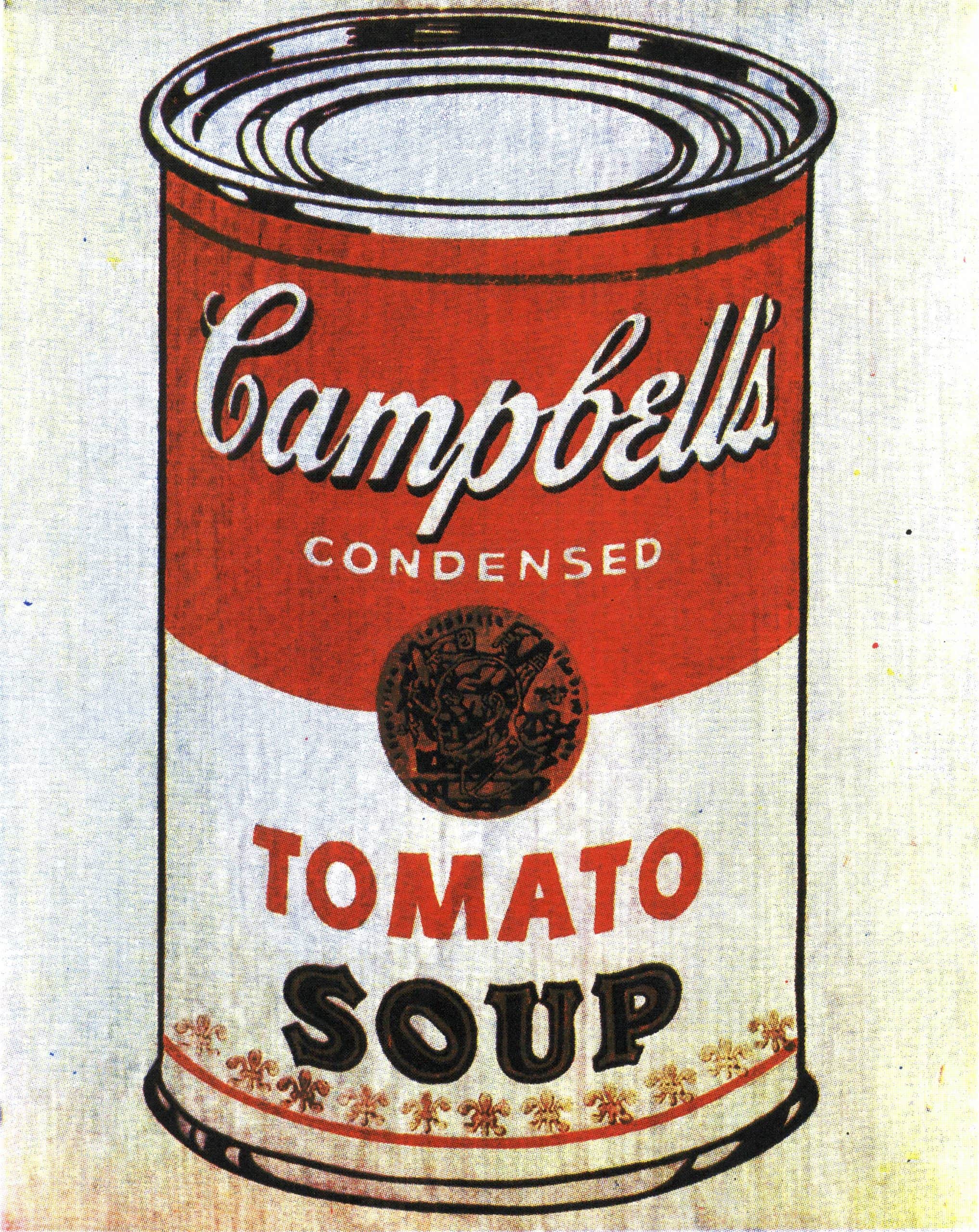 Andy Warhol (American, 1928–1987). Campbell’s Soup Cans (detail). 1962. Synthetic polymer paint on 32 canvases, each 20 x 16″ (50.8 x 40.6 cm)