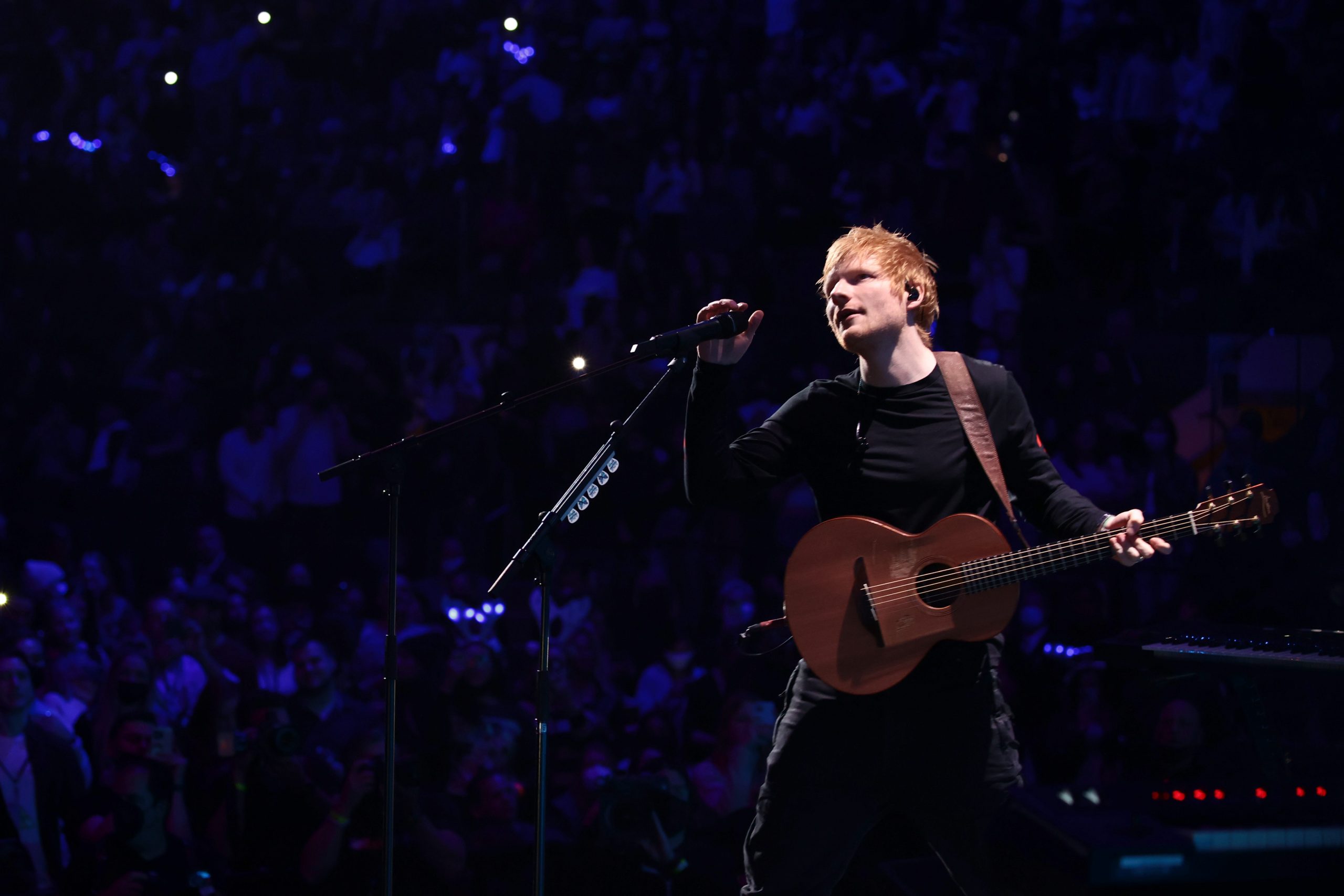 Ed Sheeran onstage