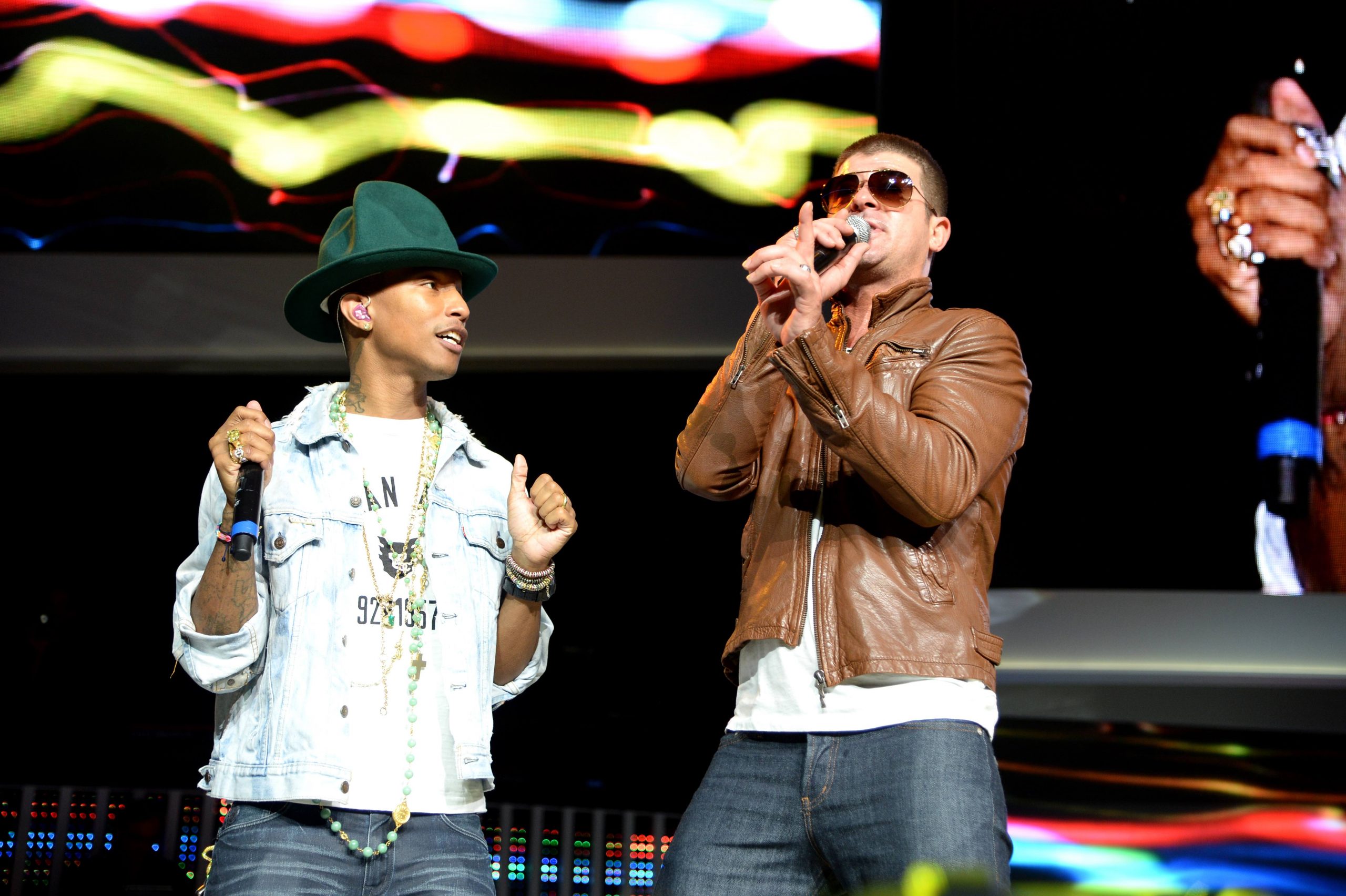 Robin Thicke and Pharrell Williams 