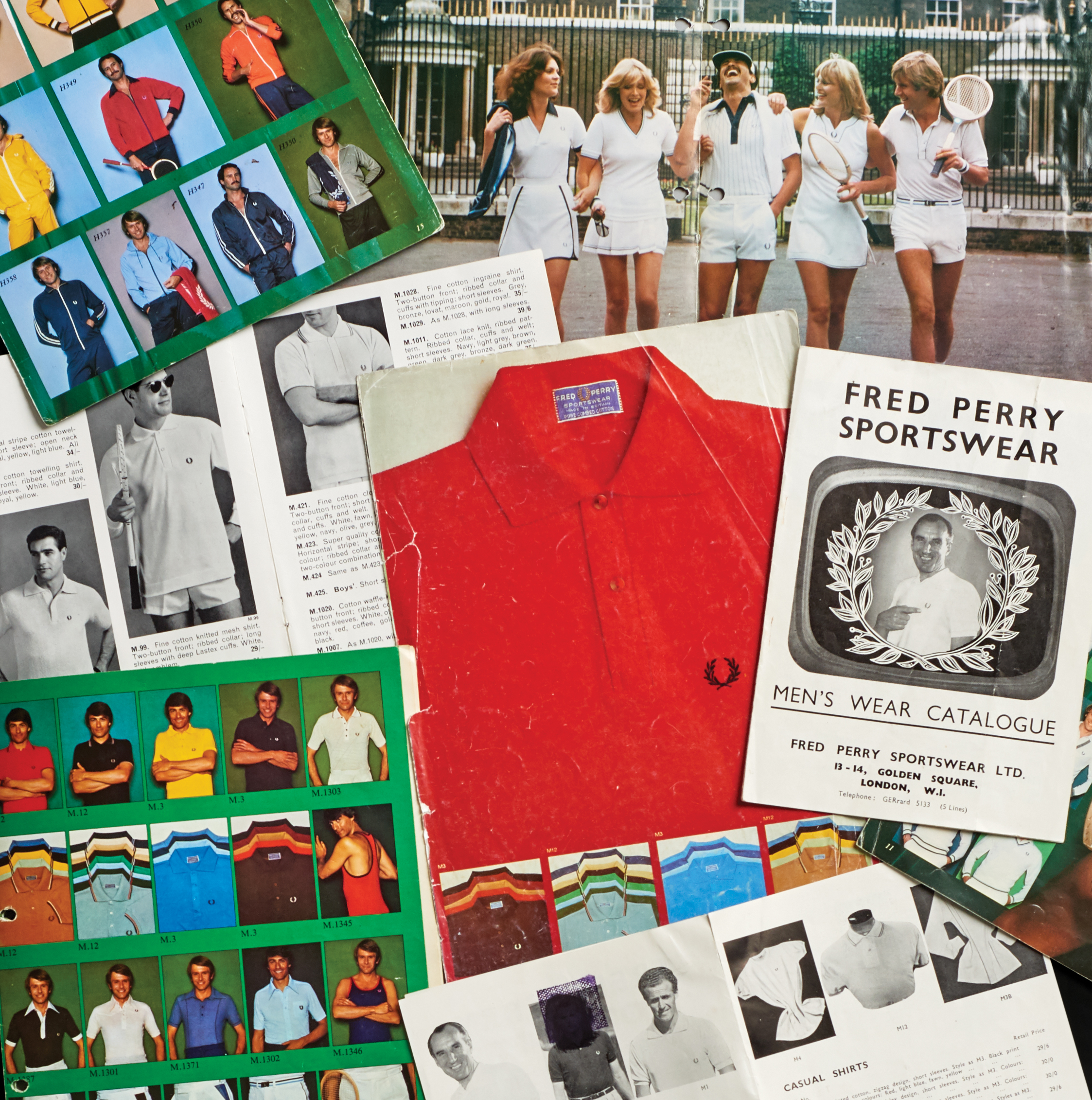 Fred Perry Design Museum brochures