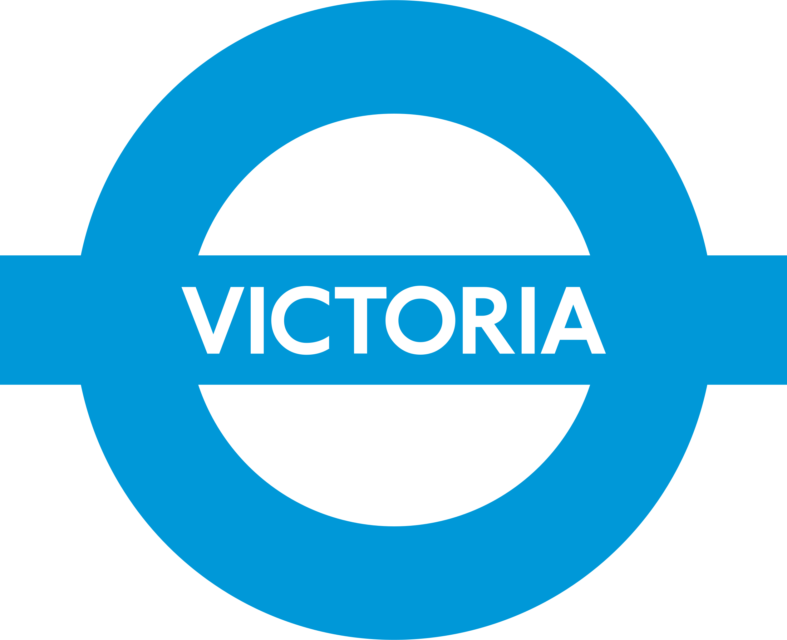 london tube lines ranked - victoria logo