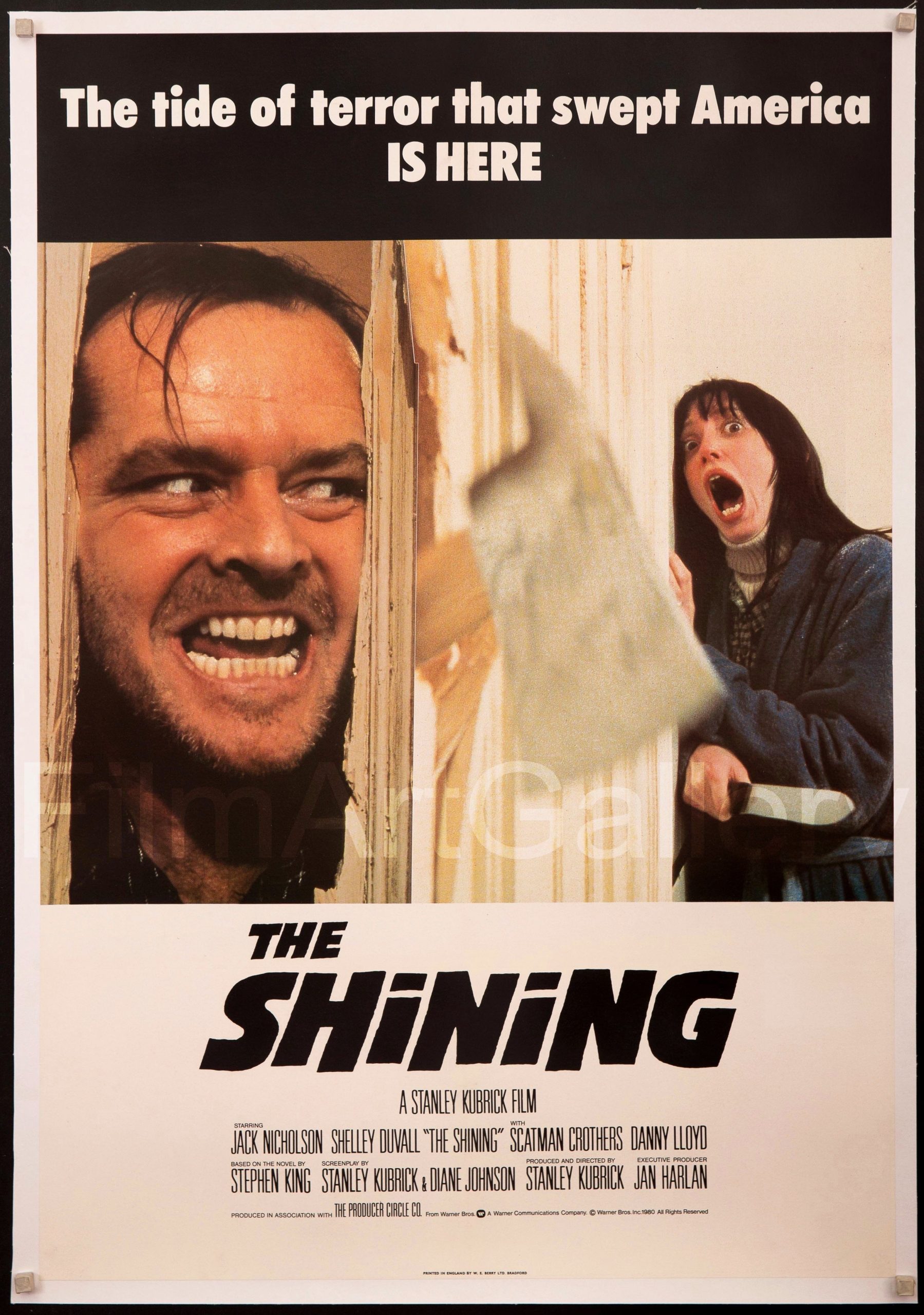 Jack Torrance Jack Nicholson The Shining film poster