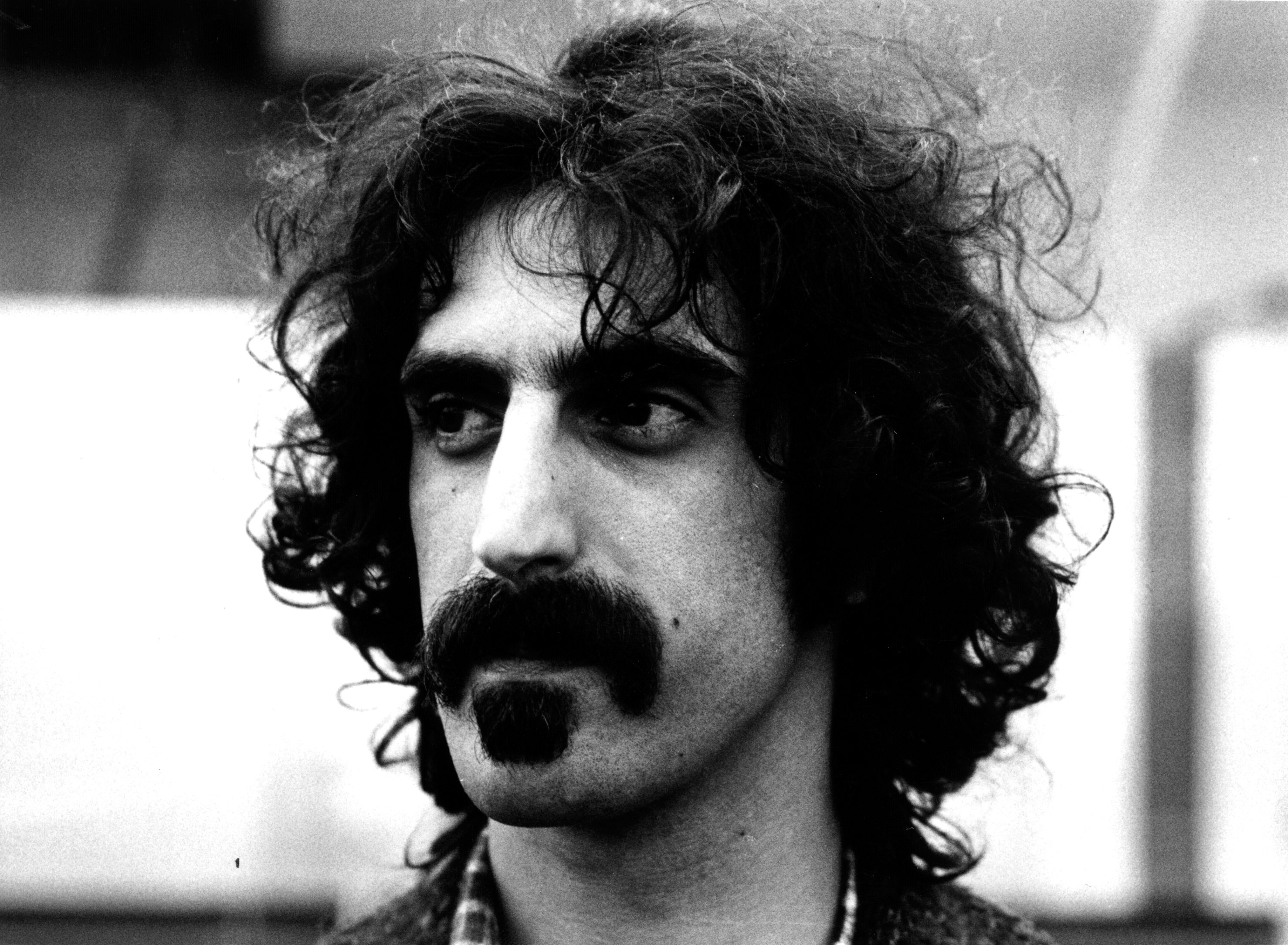 Frank Zappa black and white