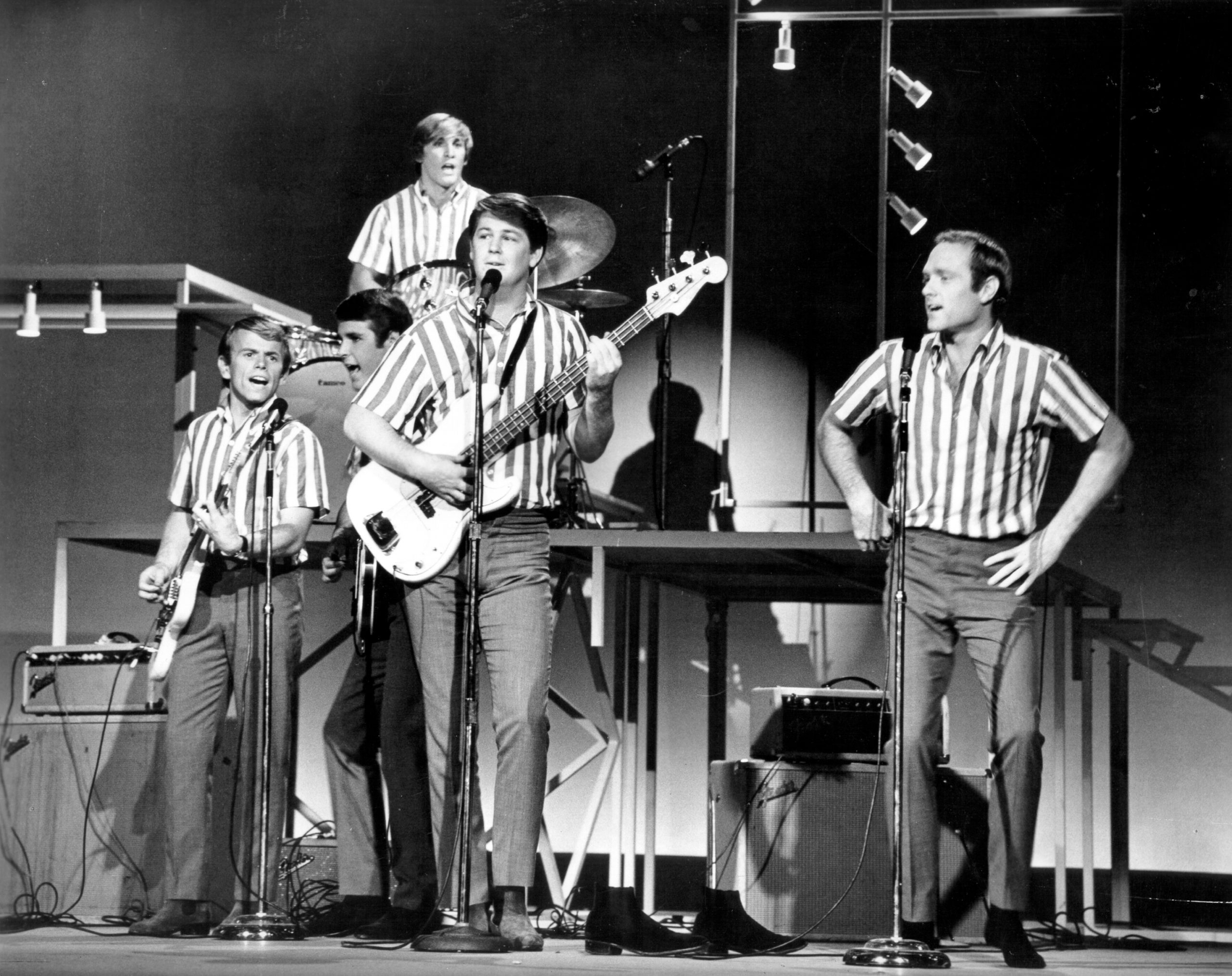 The Beach Boys performing