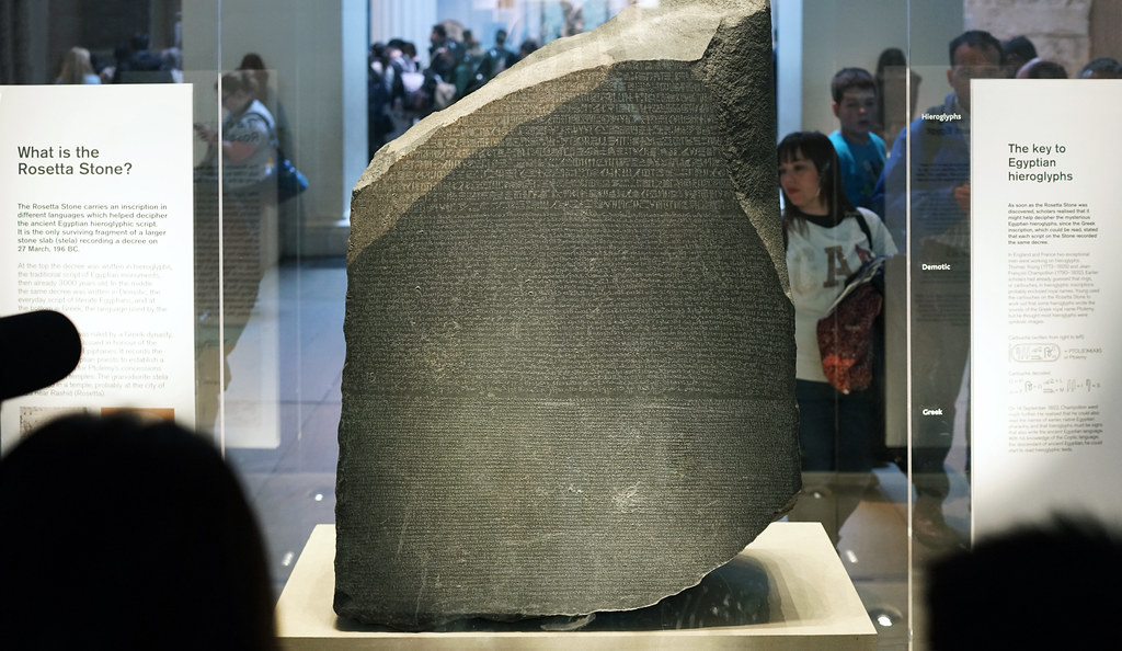 british museum rosetta stone hieroglyphs