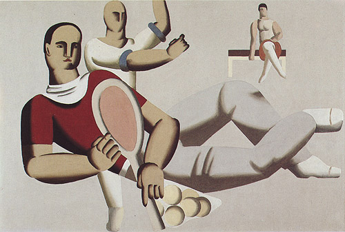 Tennis Players - Willi Baumeister, 1929