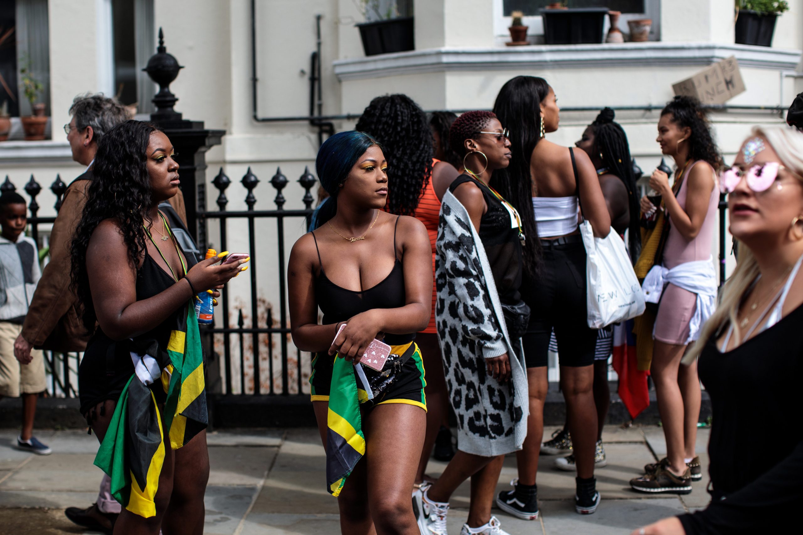 People at Notting Hill Carnival