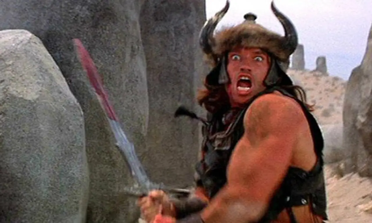 Arnold Schwarzenneger Conan the Barbarian real heroes