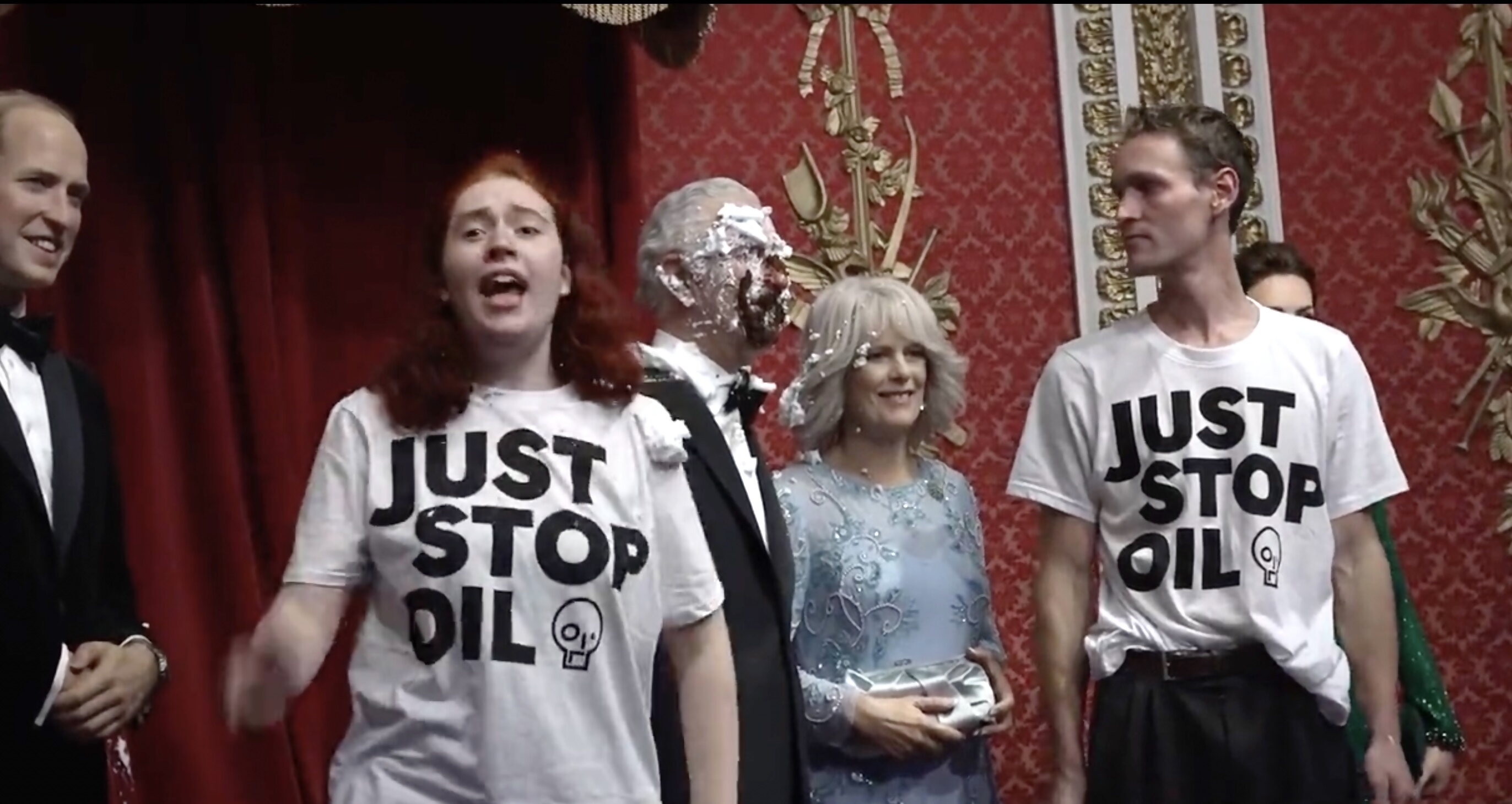 Just Stop Oil King Charles Madame Tussauds