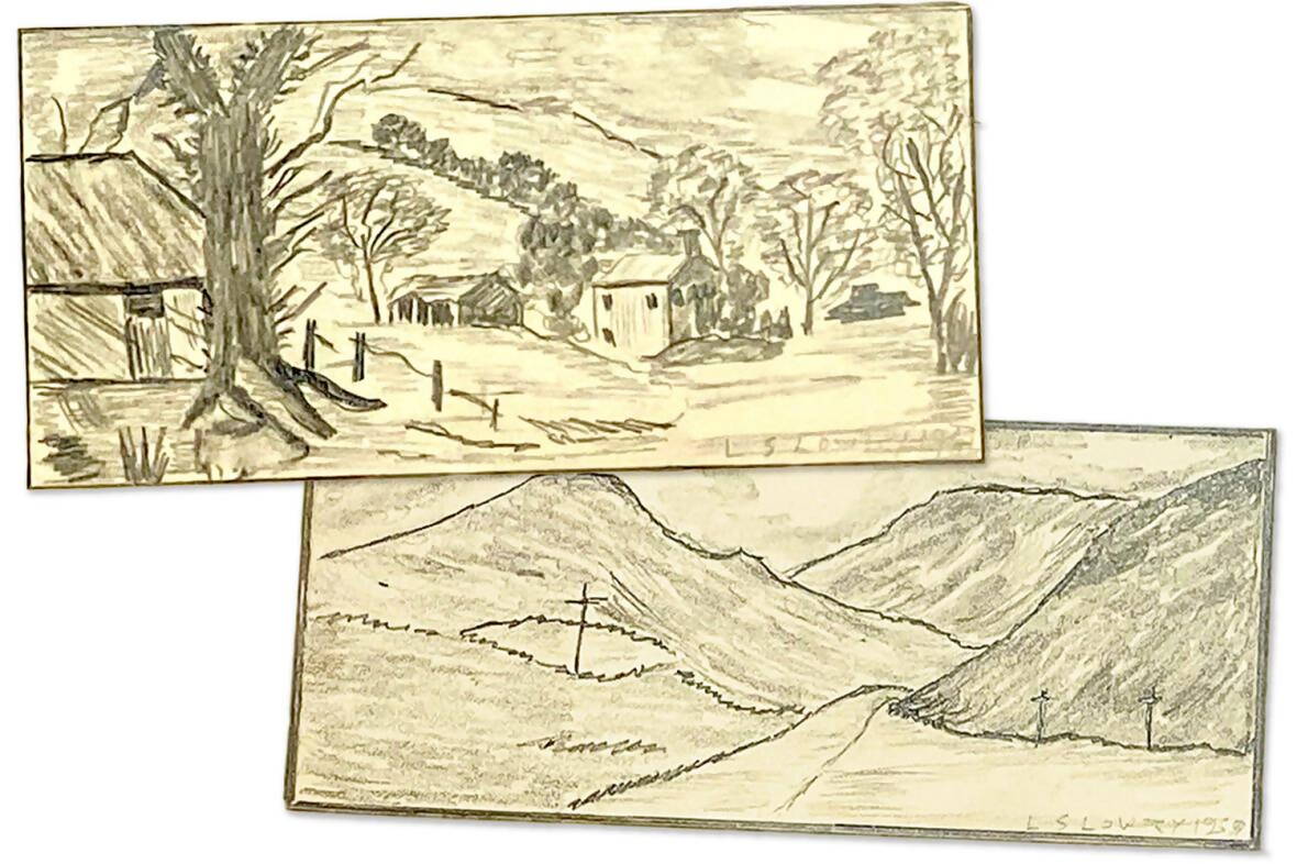 LS Lowry lost sketches