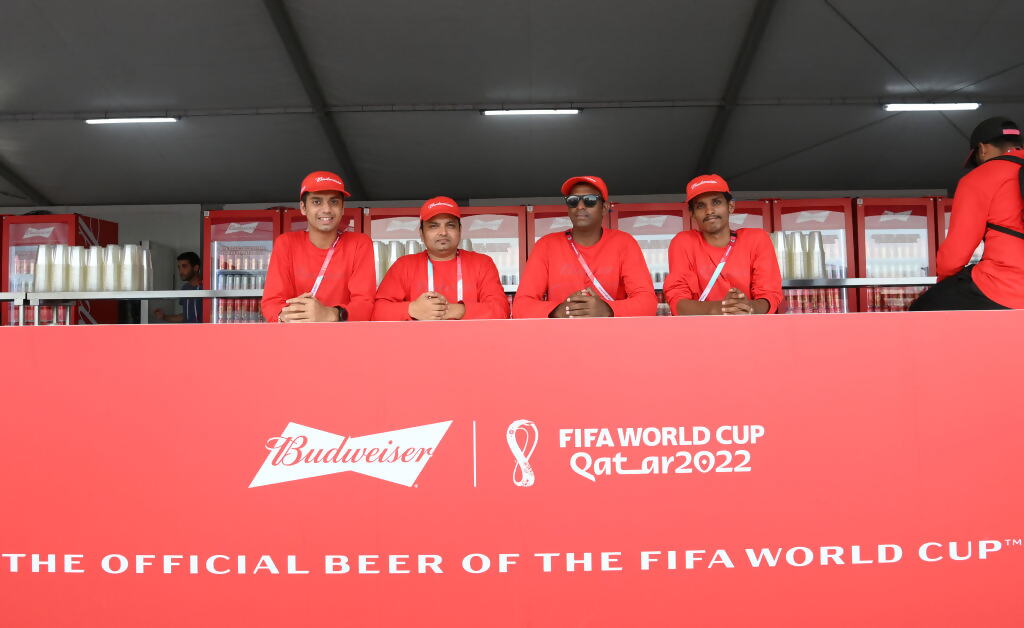 budweiser beer qatar beer world cup