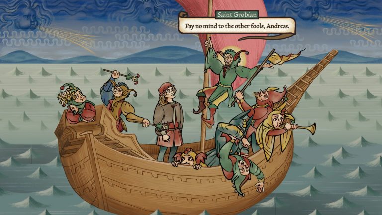 Pentiment boat gameplay