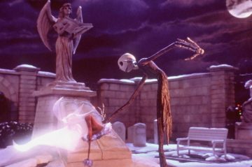 christmas ghosts in Tim Burton's A Nightmare Before Christmas