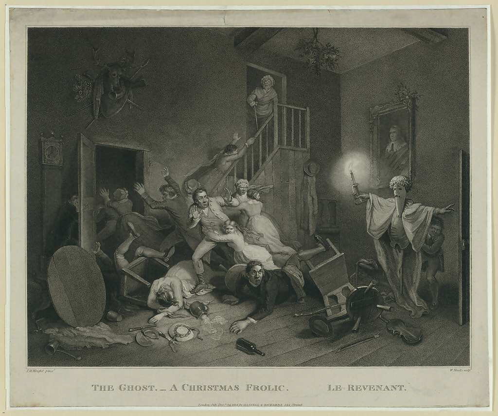 The ghost - a Christmas frolic - le revenantI.M. Wright pinxt. ; W. Nicolls sculpt.