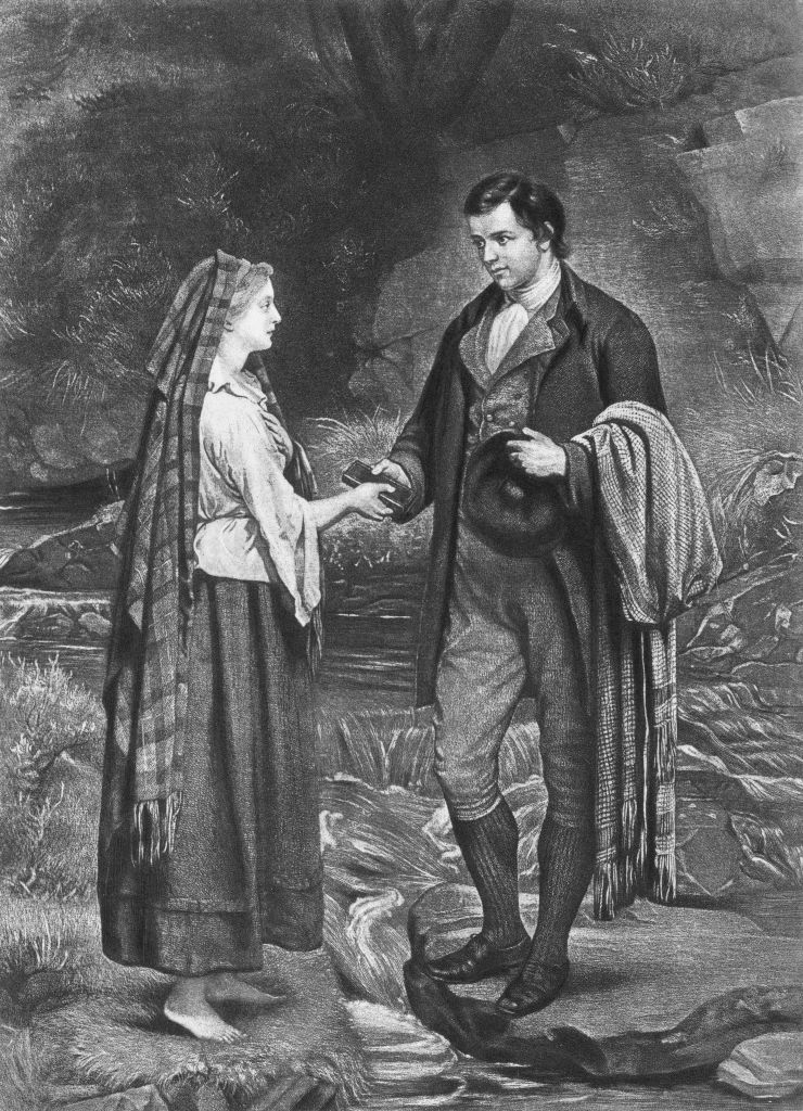 The Betrothal Of Robert Burns And Highland Mary
