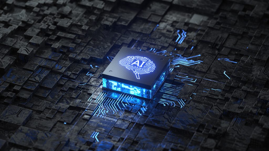 AI,Artificial Intelligence concept,Circuit board