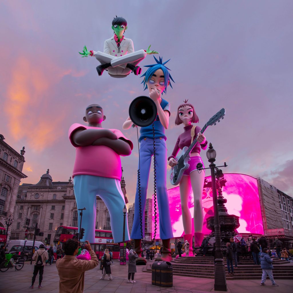 Gorillaz Piccadilly Circus