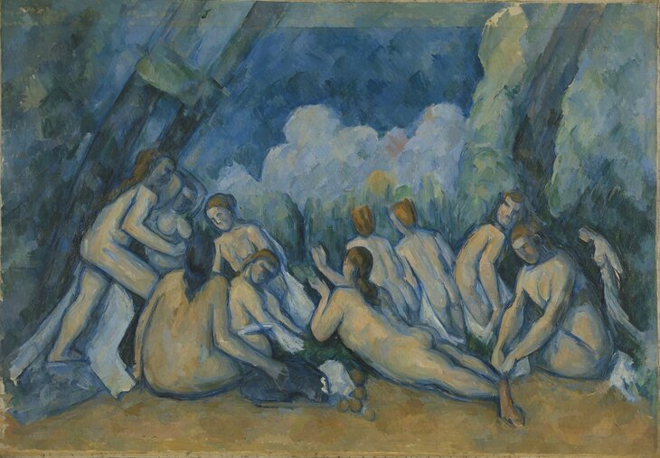 Paul Cezanne's Bathers. © National Gallery, London