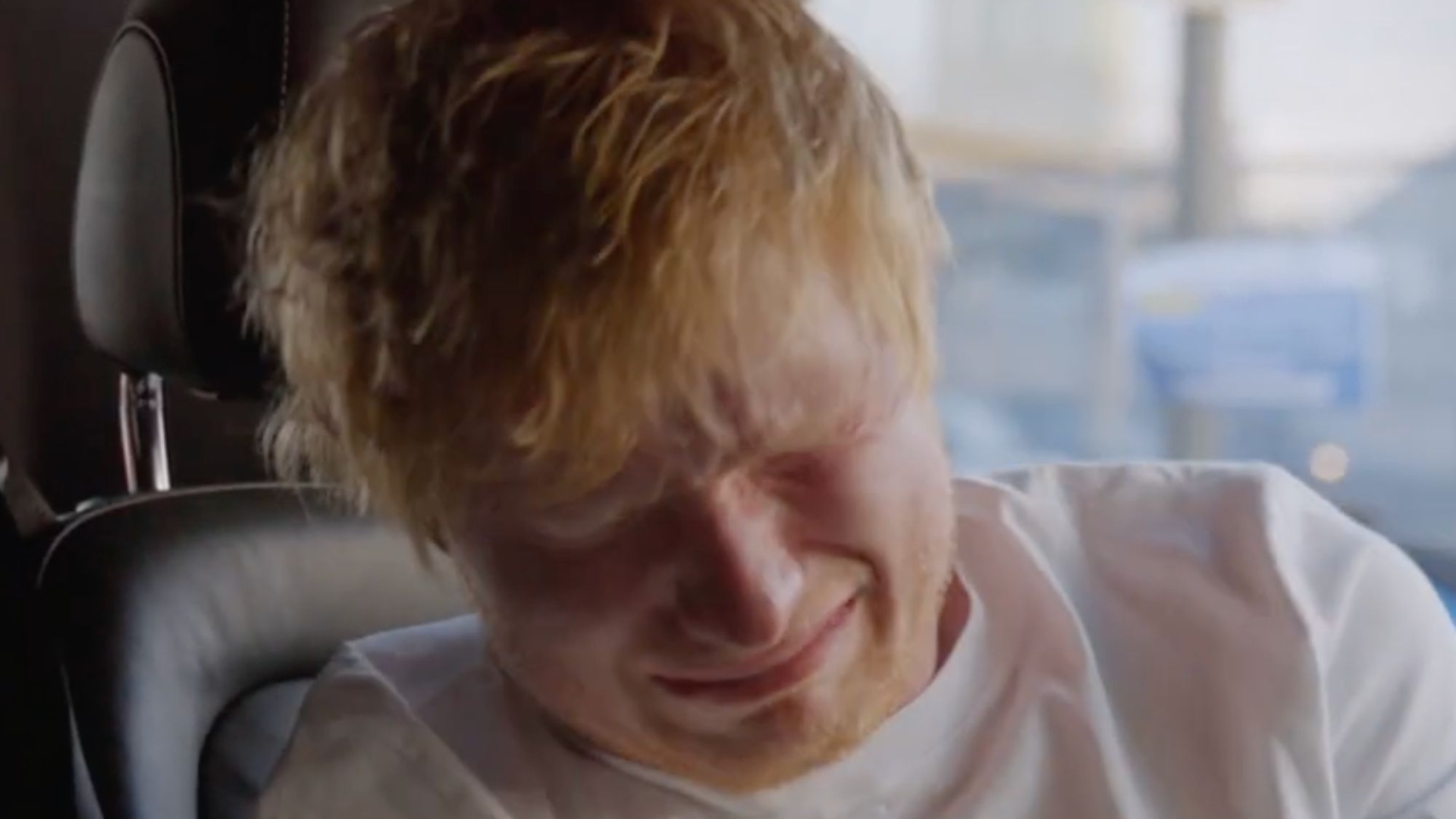 ed sheeran cryin his eyes out