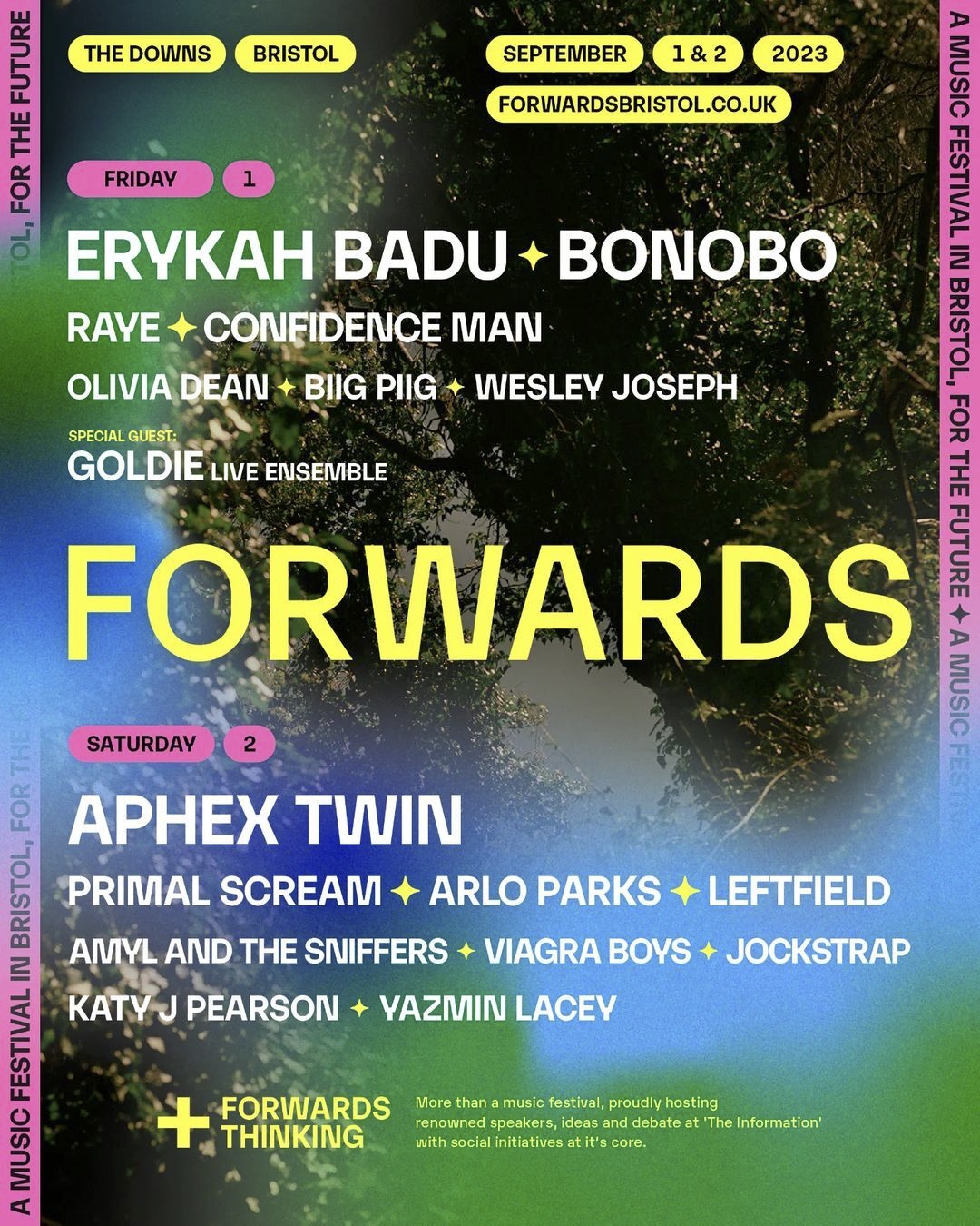 Forwards Festival 2023 lineup
