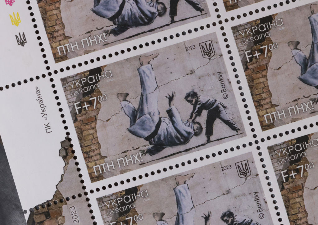Ukraine Issues Banksy Postage Stamp