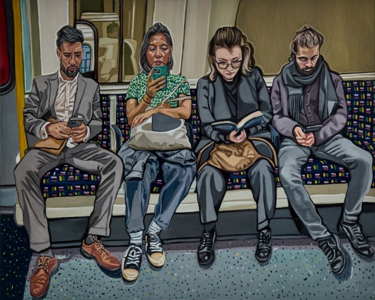 London Underground paintings Emily Gillbanks