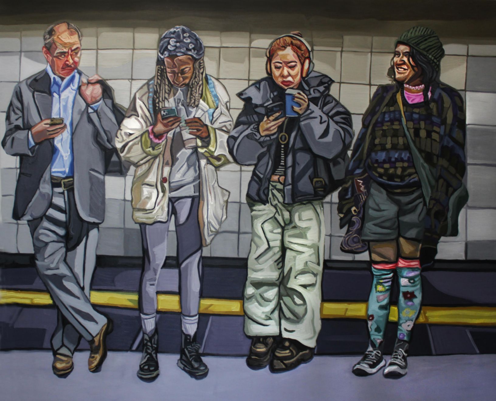 London Underground paintings Emily Gillbanks