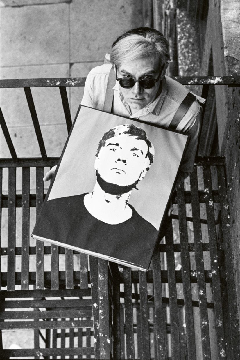 Homage to Warhol’s Self Portrait