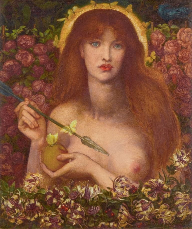 Dante Gabriel Rossetti, Venus Verticordia 1868 (c) Private Collection rossettis