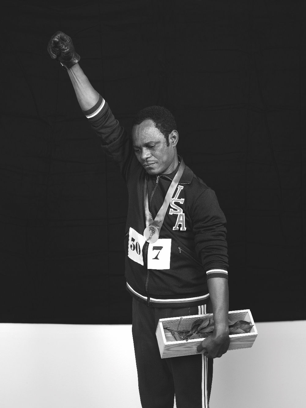 Samuel Fosso, Self-Portrait (Tommie Smith) from the series African Spirits, 2008 © Samuel Fosso Courtesy the artist and JM Patras, Paris Deutsche borse photography foundation