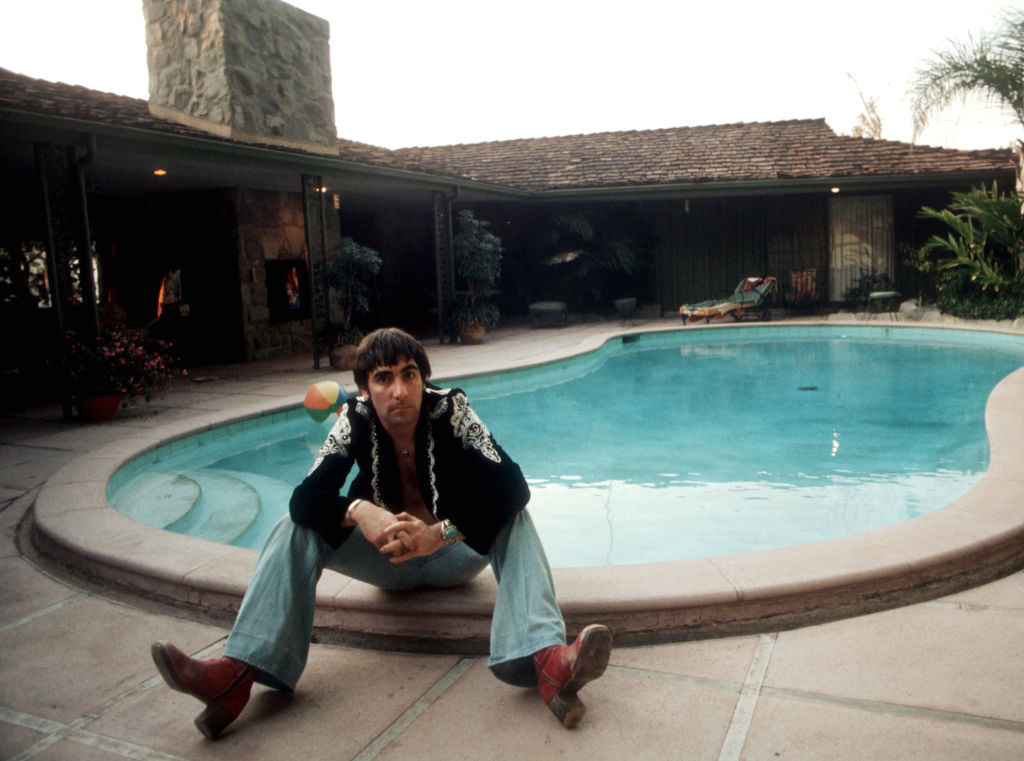 "The Who" Drummer Keith Moon Portrait Session At Home
