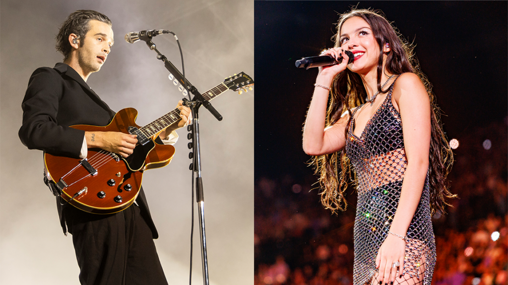 Glastonbury 2025 The 1975 Olivia Rodrigo