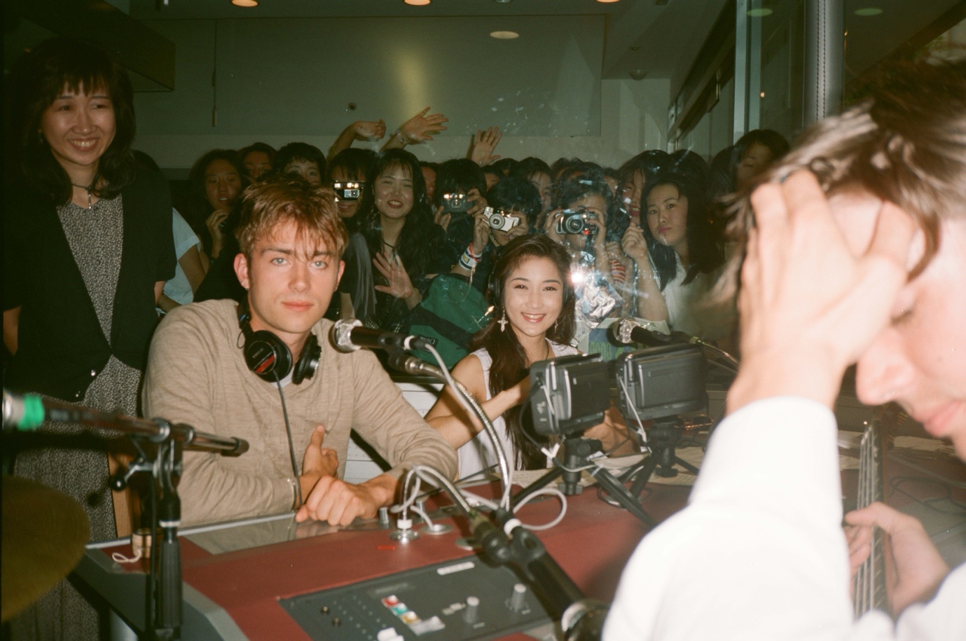 Blur early photos Damon Albarn