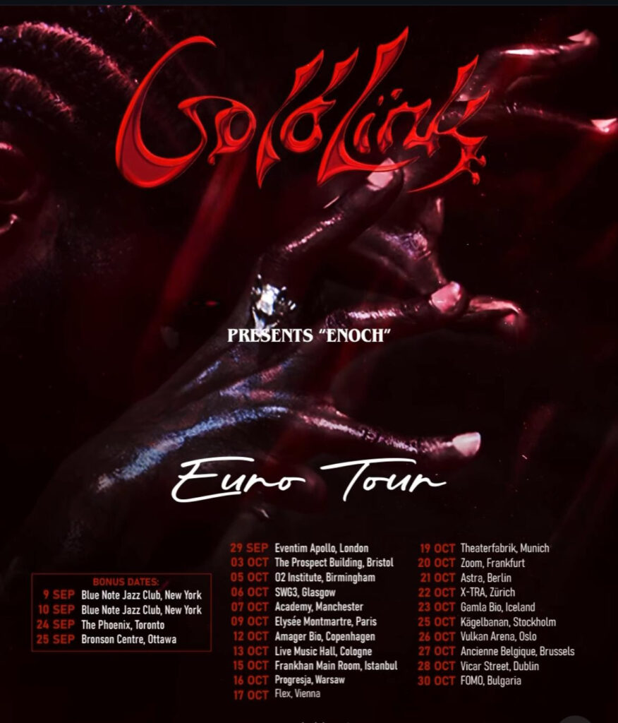 Goldlink Enoch tour poster