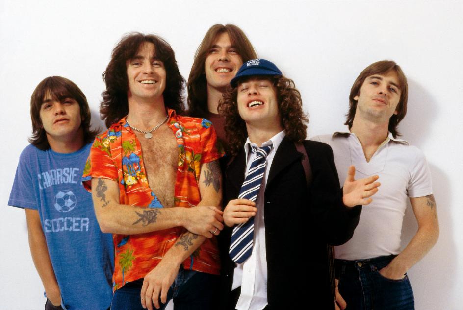 Angus Young AC DC Bon Scott Malcolm Young