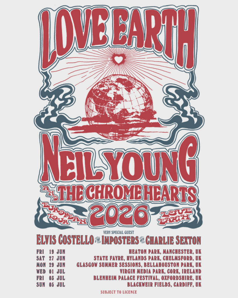 Neil Young Chome Hearts tour